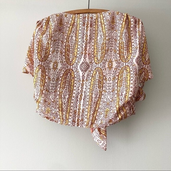 NWT Anthropologie Two-Piece Twist Top and Wrap‎ Skirt Set - Picture 6 of 11